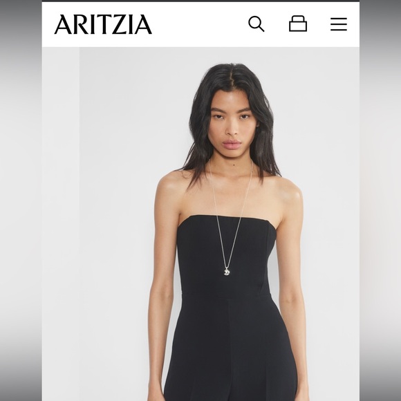 Aritzia Wilfred Endless Jumpsuit Black Size 6 *Like New* - Picture 2 of 4